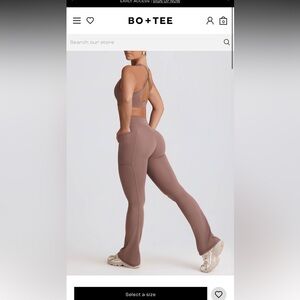 Bo + Tee flare leggings